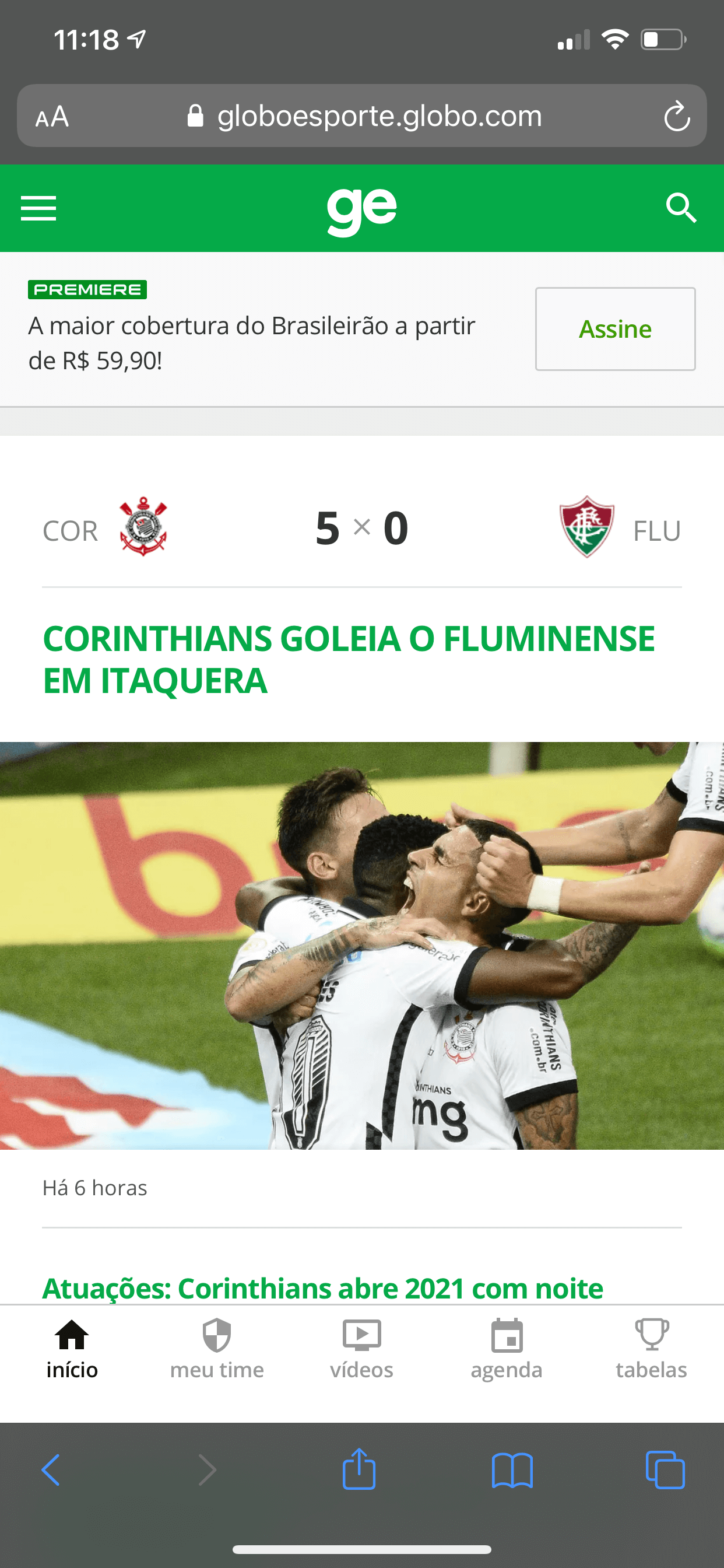 foto do globo esporte